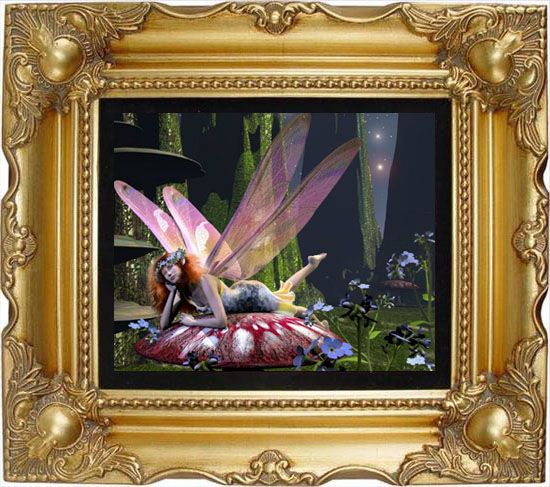 QUADRO DAMA DA NOITE